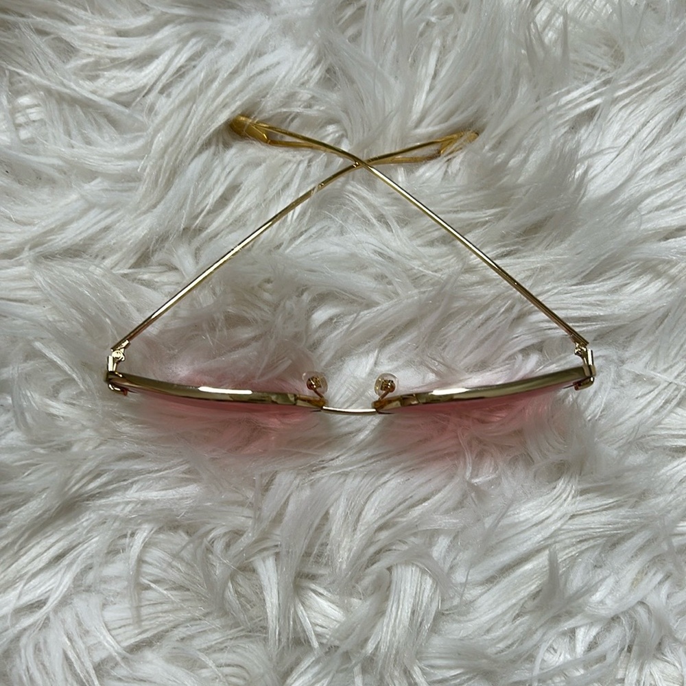 AUTHENTIC GUCCI Pink Geometric square/rectangle Sunglasses - Picture 11 of 15